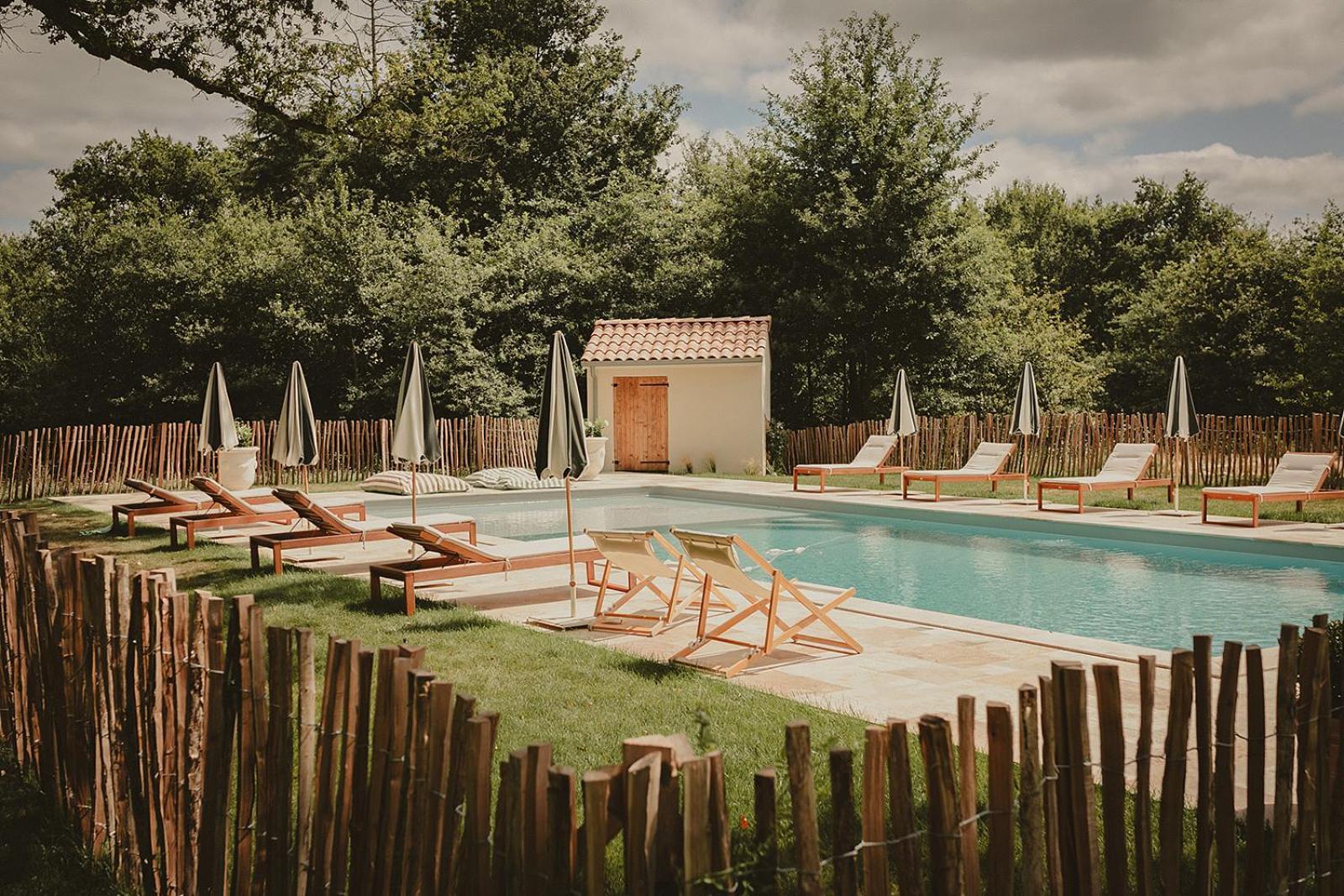 Bed and Breakfast Domaine De Bassibe Segos Экстерьер фото